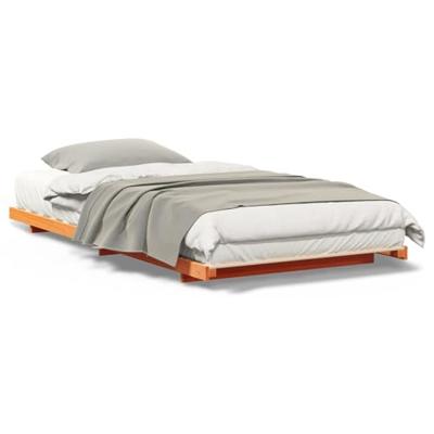 Bedframe Wasbruin 80 x 210 cm Massief grenenhout