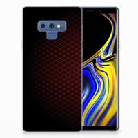 Samsung Galaxy Note 9 | TPU bumper | Geruit Rood - thumbnail