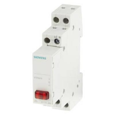 Verlichte druktoetsschakelaar Grijs 6 mm² Siemens 5TE5800 Verlichte druktoetsschakelaar Grijs 6 mm² Siemens 5TE5800