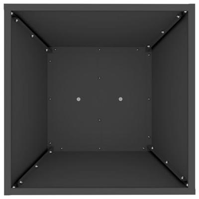 Pilaar Plantenbak Zwart 40 x 40 x 100 cm Staal