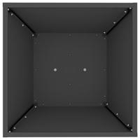 Pilaar Plantenbak Zwart 40 x 40 x 100 cm Staal - thumbnail