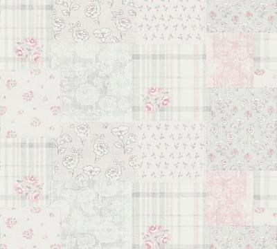 AS Creation Maison Charme - Grijs - Patchwork - 390663