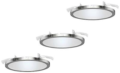 LightMe LM85661 Aqua LED-inbouwlamp Set van 3 stuks LED GX53 18 W Bladzilver (glanzend)