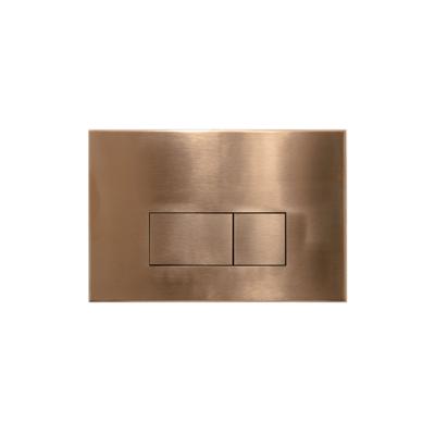 Bedieningsplaat Qeramiq Push Met DualfFush Frontbediening Metaal Rechthoek Koper Qeramiq Bedieningsplaat Qeramiq Push Met DualfFush Frontbediening Metaal Rechthoek Koper Qeramiq