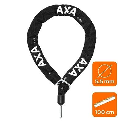 AXA xxl zwart ringslot + zadeltas + ulc100 ketting