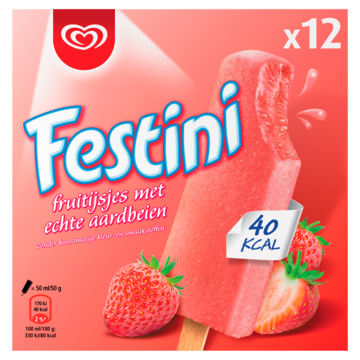Ola IJs Festini Aardbei 12 stuks 12 x 50ml bij Jumbo Ola IJs Festini Aardbei 12 stuks 12 x 50ml bij Jumbo