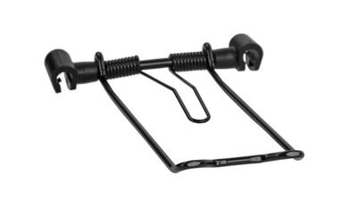 Racktime clampit with spring 10 mm clip / 100 mm width black