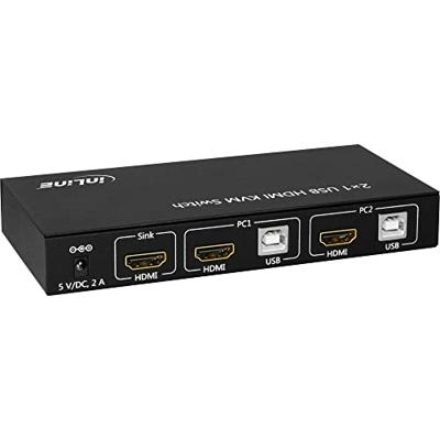 InLine 62602I Zwart KVM-switch InLine 62602I Zwart KVM-switch