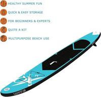 XQ Max SUP Board Set - Opblaasbaar - 320x76x15cm - blauw - thumbnail