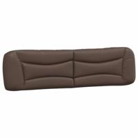 Bed met matras kunstleer bruin 200x200 cm - thumbnail