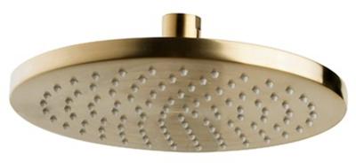 Saqu Universal hoofddouche Ø 20cm geborsteld messing