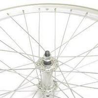 Voorwiel 26 (559) Alu Standaard Vaste As Zilver - thumbnail