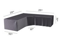 Hoes loungeset hoek trapeze 270 x 270 x 100 x 70 cm AeroCover - Aerocover - thumbnail