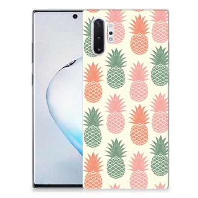 Samsung Galaxy Note 10 Plus | Siliconen Case | Ananas