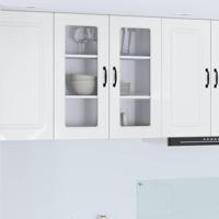 Keukenkast Kalmar Hoogglans wit 80 x 31 x 80 cm Bewerkt hout - thumbnail