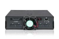 Icy Dock MB607SP-B drive bay panel 13,3 cm (5.25") HDD-behuizing Zwart - thumbnail
