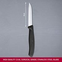 Victorinox Schilmesje glad recht zwart - thumbnail