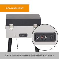 Denver VPR-250 Platenspeler Lichtgrijs (zijdeglans) - thumbnail