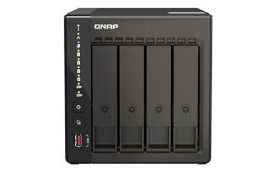 QNAP QVP-41C data-opslag-server NAS Tower Ethernet LAN Zwart J6412