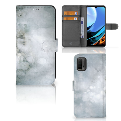 Hoesje Xiaomi Redmi 9T | Poco M3 Painting Grey Hoesje Xiaomi Redmi 9T | Poco M3 Painting Grey