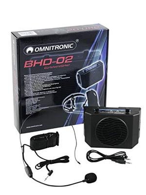 Omnitronic BHD-02 Mobiele PA-luidspreker 5 cm 2 inch werkt op batterijen 1 stuk(s) Omnitronic BHD-02 Mobiele PA-luidspreker 5 cm 2 inch werkt op batterijen 1 stuk(s)