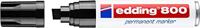 Edding permanent marker e-800 zwart - thumbnail