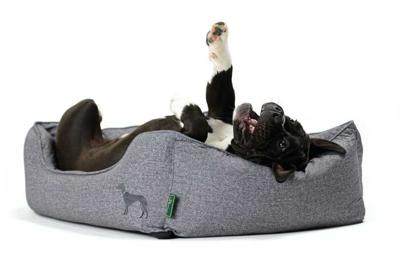 Hondenmand Boston Grijs