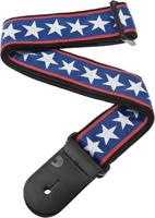 D&apos;Addario Auto Lock Woven Nylon Guitar Strap Green / Purple Lizards gitaarband - thumbnail