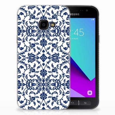 Samsung Galaxy Xcover 4 | Xcover 4s | TPU Case | Flower Blue