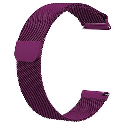 Fitbit Versa 1 / 2 & Lite milanese bandje - Maat: Small - Paars Fitbit Versa 1 / 2 & Lite milanese bandje - Maat: Small - Paars