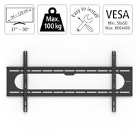 Hama tv-muurbeugel vast voor schermen tot 229 cm zwart - thumbnail