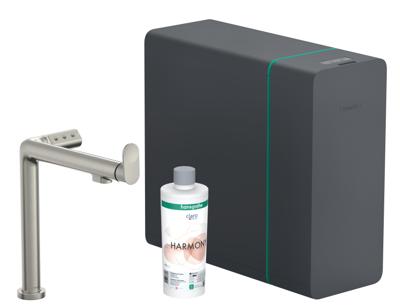 Hansgrohe Aqittura M91 Soda systeem 240, 1jet, rvs look