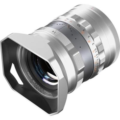 Thypoch Full-frame Simera 28mm F/1.4 voor Fujifilm X mount, zilver