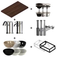 Waskomset Plieger Houston Walnut - thumbnail