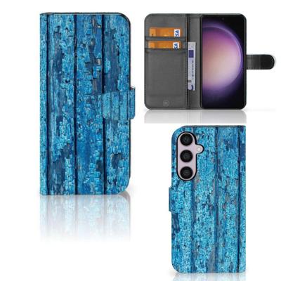 Samsung Galaxy S24 Plus | Book Style Case | Wood Blue