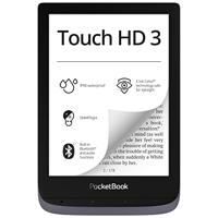 PocketBook Touch HD 3 e-book reader Touchscreen 16 GB Wifi Zwart, Grijs - thumbnail