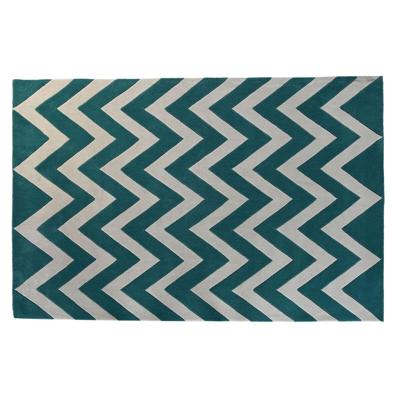 Tapijt DKD Home Decor 160 x 230 x 2 cm Polyester Zig-zag Tweekleurig