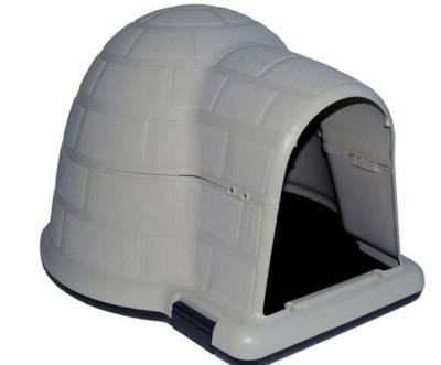Topmast Hondenhok Iglo - kunststof met deur 80 X 68 X 53 cm Topmast Hondenhok Iglo - kunststof met deur 80 X 68 X 53 cm