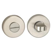 Impresso rond rozet - Badkamer-Toiletsluiting - RVS geborsteld - thumbnail