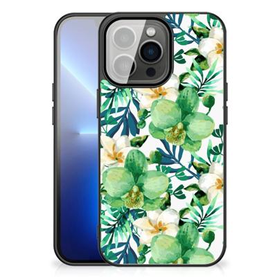 iPhone 13 Pro Max Bloemen Hoesje Orchidee Groen