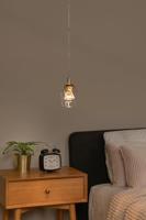 Lucide BERLIANE - Hanglamp - Ø 12 cm - LED Dimb. - 1x4W 2700K - Met vervangbare LED-module - Transparant | Essential - thumbnail