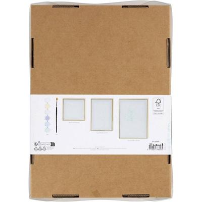 Creativ Company Mix van gespannen canvas, pastelkleuren, 1 doos Creativ Company Mix van gespannen canvas, pastelkleuren, 1 doos