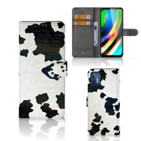 Motorola Moto G9 Plus | Telefoonhoesje | Met pasjeshouder | Koeienvlekken - thumbnail