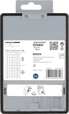 Bosch Accessoires 10-delige Robust Line metaalborenset HSS-G, 135° 1; 2; 3; 4; 5; 6; 7; 8; 9; 10 mm, 135° 10st - 2607010535 - thumbnail