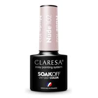 Claresa uv/led gellak 5ml nude 102 - thumbnail