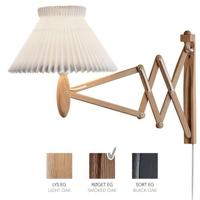 LE KLINT Sax 224-1/17 Wandlamp - Gerookt eiken met standaard kap - Wit - thumbnail