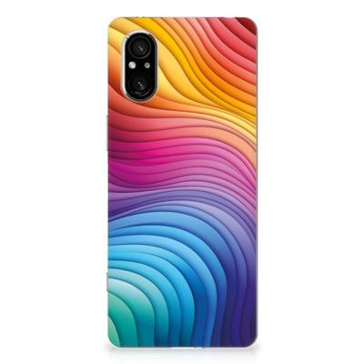 TPU Hoesje voor Sony Xperia 5 V Regenboog TPU Hoesje voor Sony Xperia 5 V Regenboog