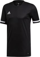 Adidas T19 Short Sleeve Tee Heren Zwart - thumbnail