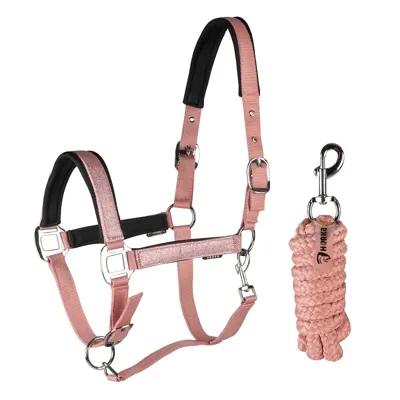 Horka Halsterset Brilliance roze maat:full