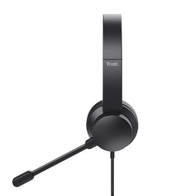 Trust HS-201 Over Ear headset Kabel Stereo Zwart Computer - thumbnail